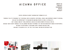 Tablet Screenshot of aizawa-office.com